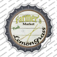 Farmers Market Lemongrass Novelty Bottle Cap Sticker Decal