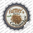 Farmers Market Coriander Novelty Bottle Cap Sticker Decal