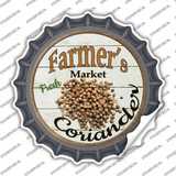 Farmers Market Coriander Novelty Bottle Cap Sticker Decal