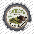 Farmers Market Cardamon Novelty Bottle Cap Sticker Decal