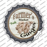 Farmers Market Ginger Novelty Bottle Cap Sticker Decal