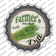 Farmers Market Dill Novelty Bottle Cap Sticker Decal