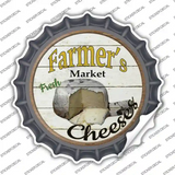 Farmers Market Cheeses Novelty Bottle Cap Sticker Decal