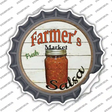 Farmers Market Salsa Novelty Bottle Cap Sticker Decal