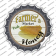 Farmers Market Honey Novelty Bottle Cap Sticker Decal