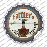 Farmers Market Maple Syrup Novelty Bottle Cap Sticker Decal
