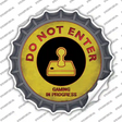 Do Not Enter Atari Novelty Bottle Cap Sticker Decal