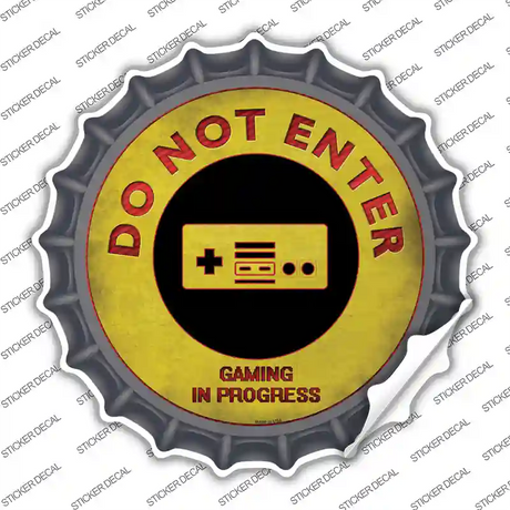 Do Not Enter NES Novelty Bottle Cap Sticker Decal