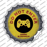 Do Not Enter PlayStation Novelty Bottle Cap Sticker Decal