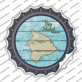 Big Island Hawaii Map Novelty Bottle Cap Sticker Decal