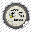 Love and Bee Loved Novelty Bottle Cap Sticker Decal