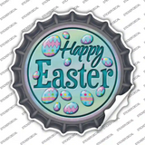 Happy Easter with Eggs Novelty Bottle Cap Sticker Decal
