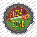 Pizza Zone Novelty Bottle Cap Sticker Decal