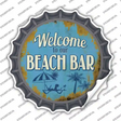 Welcome to our Beach Bar Novelty Bottle Cap Sticker Decal