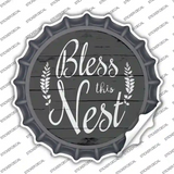 Bless the Nest Novelty Bottle Cap Sticker Decal