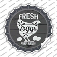 Fresh Eggs Free Range Novelty Bottle Cap Sticker Decal
