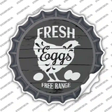 Fresh Eggs Free Range Novelty Bottle Cap Sticker Decal