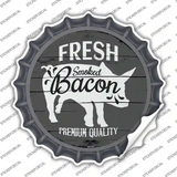 Fresh Smoked Bacon Novelty Bottle Cap Sticker Decal