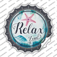 Relax Zone Novelty Bottle Cap Sticker Decal