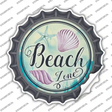 Beach Zone Novelty Bottle Cap Sticker Decal