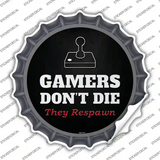 Atari Gamers Dont Die Novelty Bottle Cap Sticker Decal