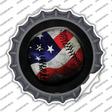 American Baseball Novelty Bottle Cap Sticker Decal