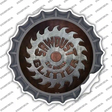 Sawdust Is Man Glitter Novelty Bottle Cap Sticker Decal