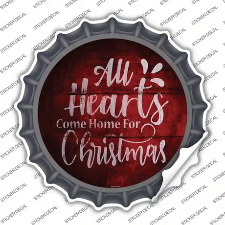 Come Home For Christmas Novelty Bottle Cap Sticker Decal