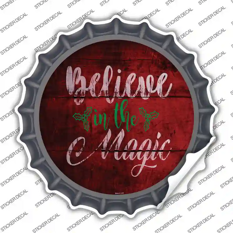 Believe In Magic Novelty Bottle Cap Sticker Decal