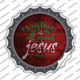 All About Jesus Novelty Bottle Cap Sticker Decal