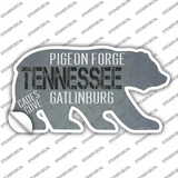 TN Diamond Novelty Bear Sticker Decal Small