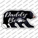 Daddy Paw Novelty Bear Sticker Decal Small