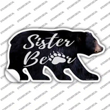 Sister Paw Novelty Bear Sticker Decal Small