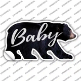 Baby Novelty Bear Sticker Decal Small