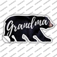 Grandma Novelty Bear Sticker Decal Small