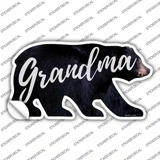 Grandma Novelty Bear Sticker Decal Small