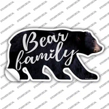 Bear Family Novelty Bear Sticker Decal Small