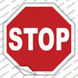 Stop Novelty Octagon Sticker Decal Small