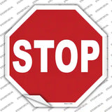 Stop Novelty Octagon Sticker Decal Small