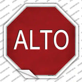 Alto Novelty Octagon Sticker Decal Small