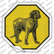 Labrador Retriever Dog Sketch Novelty Octagon Sticker Decal