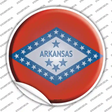 Arkansas State Flag Novelty Circle Sticker Decal
