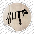Cows Make Milk Novelty Circle Sticker Decal
