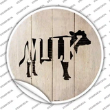Cows Make Milk Novelty Circle Sticker Decal