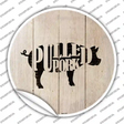 Pigs Make Pulled Pork Novelty Circle Sticker Decal