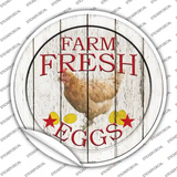 Farm Fresh Eggs Novelty Circle Sticker Decal