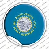 South Dakota State Flag Novelty Circle Sticker Decal