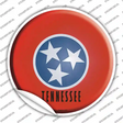 Tennessee State Flag Novelty Circle Sticker Decal