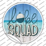 Lake Squad Novelty Circle Sticker Decal