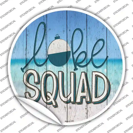 Lake Squad Novelty Circle Sticker Decal